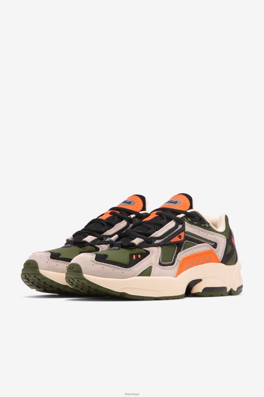 PPH0J140 cebolinha/crua/preta FILA arquivo masculino rjv fila chive/ecru/preto