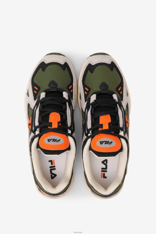 PPH0J140 cebolinha/crua/preta FILA arquivo masculino rjv fila chive/ecru/preto