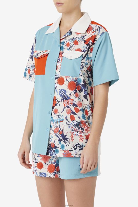 PPH0J1431 tofu FILA camisa tofu fila delanie camp