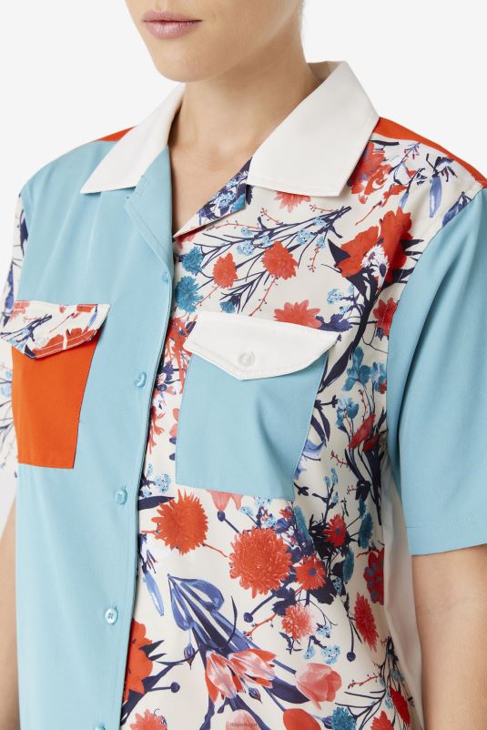 PPH0J1431 tofu FILA camisa tofu fila delanie camp