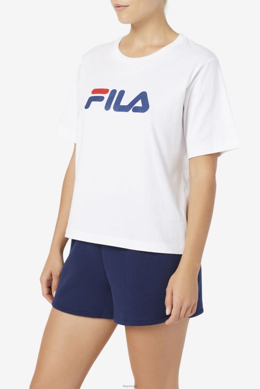 PPH0J1446 branco FILA camiseta fila branca