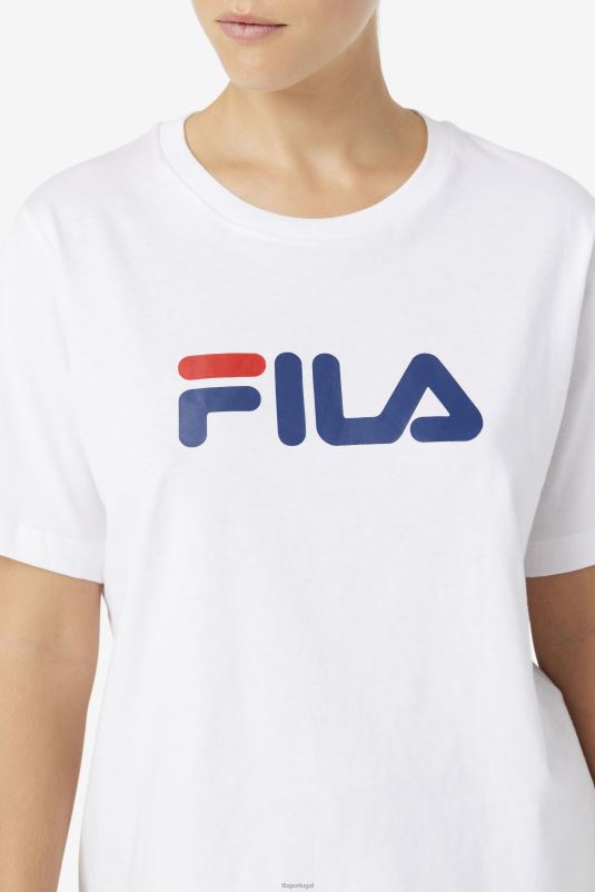 PPH0J1446 branco FILA camiseta fila branca