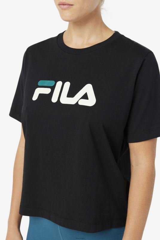 PPH0J1447 preto FILA camiseta fila thea preta