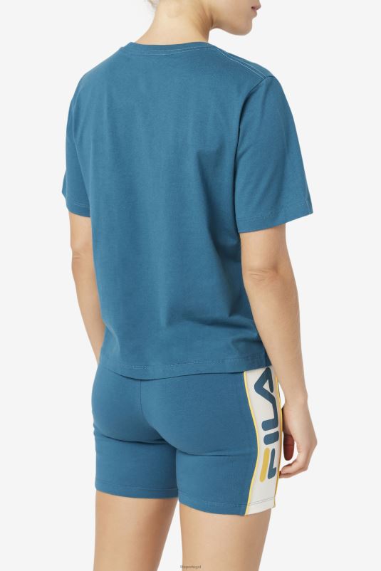 PPH0J1449 coral azul FILA camiseta fila thea coral azul