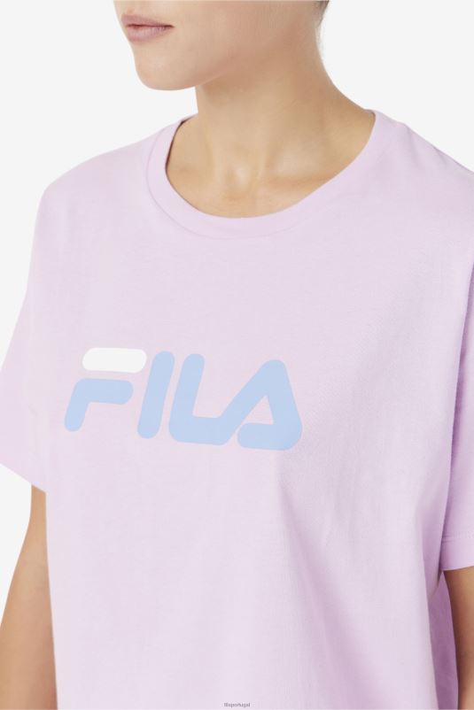 PPH0J1452 orquídea/azul/branco FILA orquídea/azul/branco thea tee fila