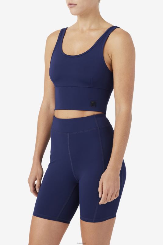 PPH0J1463 marinha FILA sutiã kora top fila azul