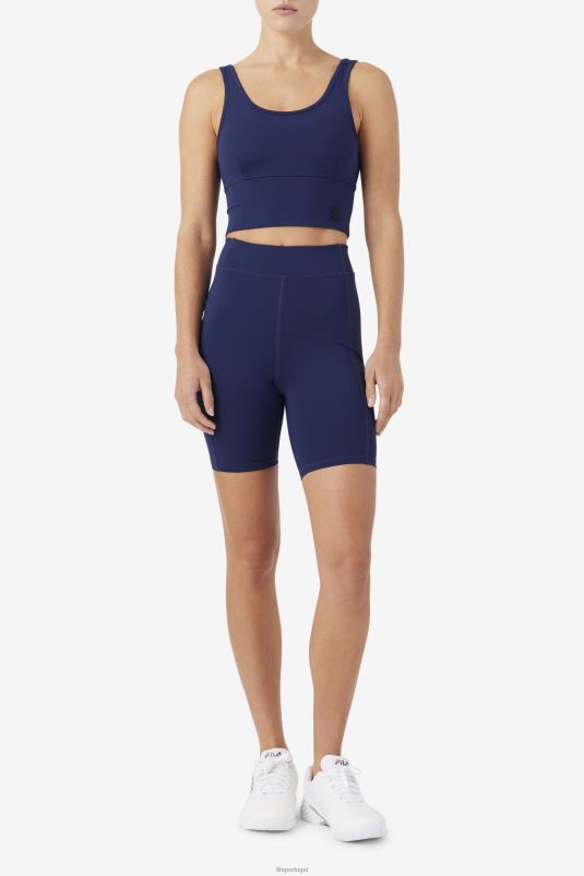 PPH0J1463 marinha FILA sutiã kora top fila azul