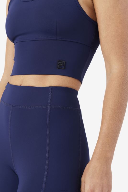 PPH0J1463 marinha FILA sutiã kora top fila azul