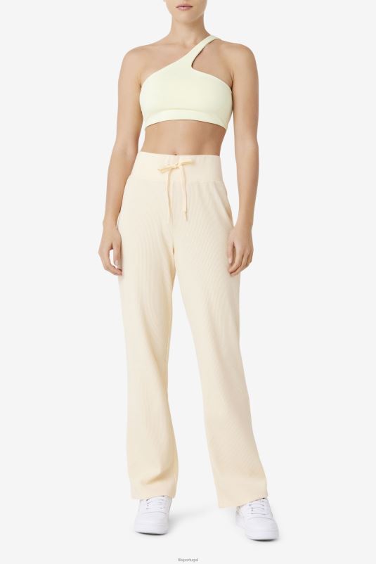 PPH0J1471 amarelo macio FILA fila kady sutiã assimétrico top tender amarelo