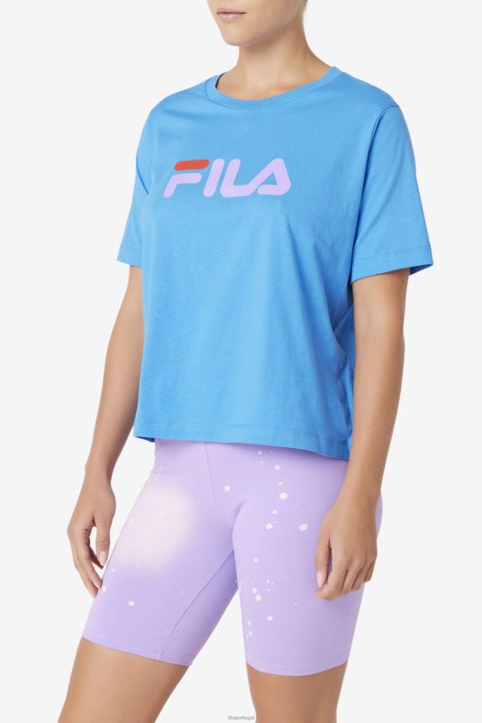 PPH0J1483 azul francês FILA camiseta fila thea azul francesa