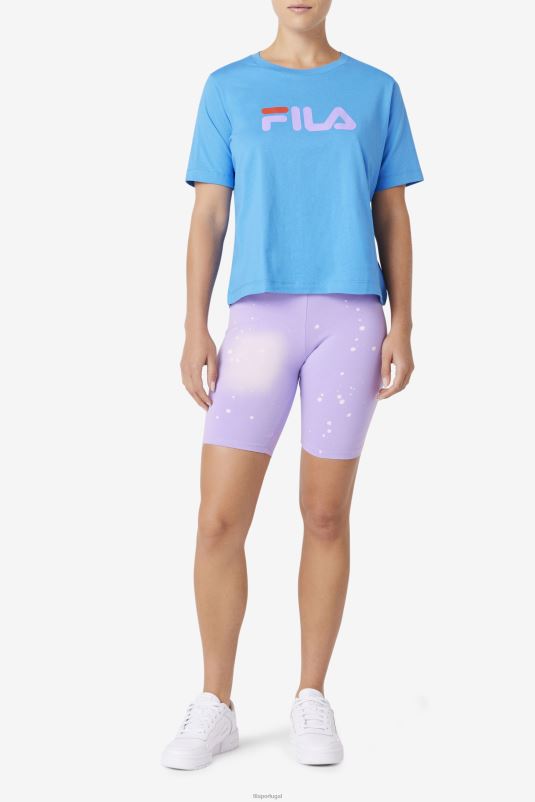 PPH0J1483 azul francês FILA camiseta fila thea azul francesa