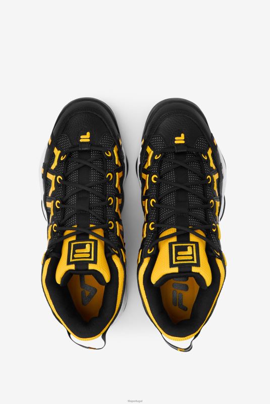 PPH0J149 preto/limão/branco FILA fila stackhouse spaghetti preto/limão/branco masculino