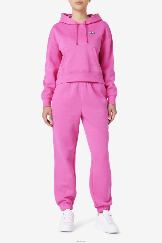 PPH0J1491 brilho rosa FILA moletom fila marina rosa