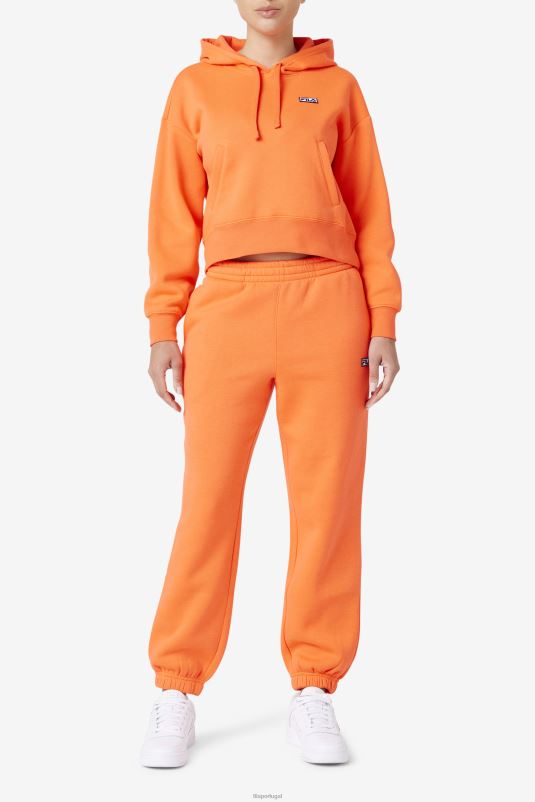 PPH0J1497 coral ardente FILA moletom fila marina fire coral