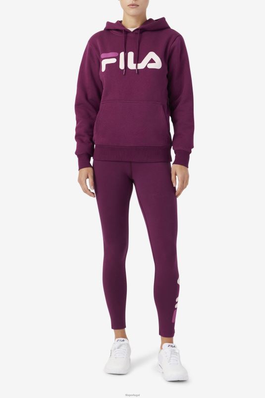 PPH0J1526 vinho de uva/potpourri/rouge FILA lucy moletom fila uva vinho/potpourri/rouge