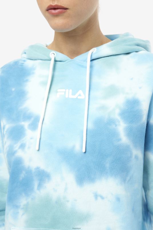 PPH0J1530 branco/splish/tudo/latigo bay FILA branco/splish/tudo/latigo bay aerolynn tie dye moletom com capuz fila