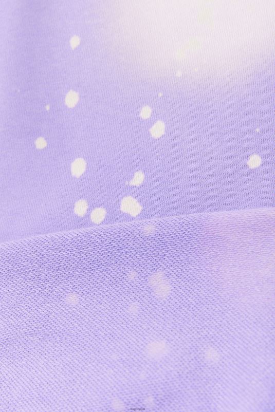 PPH0J1533 tie-dye viola FILA viola tie dye fila aerolynn tie dye moletom com capuz