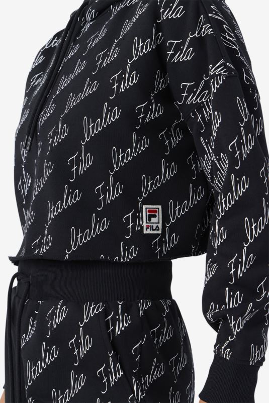 PPH0J1541 preto/gardênia FILA moletom gianna preto/gardenia fila