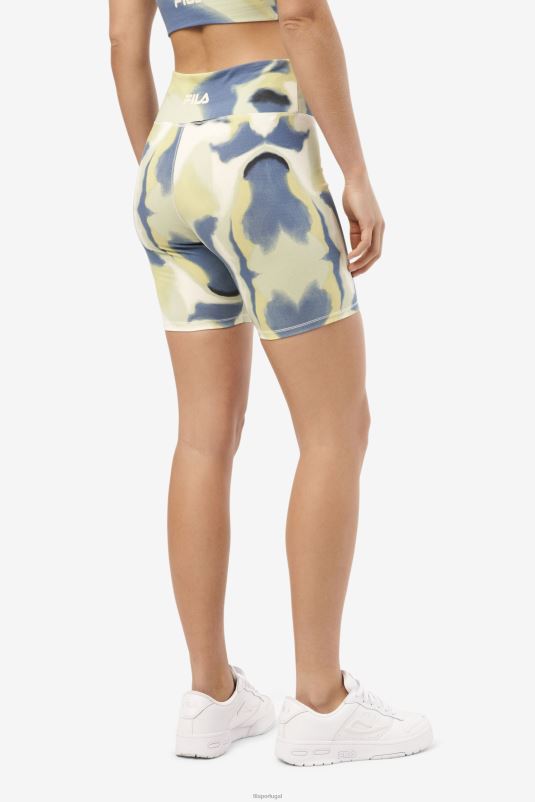 PPH0J1565 impressão de pincelada FILA amanhecer bicicleta pincelada curta estampa fila