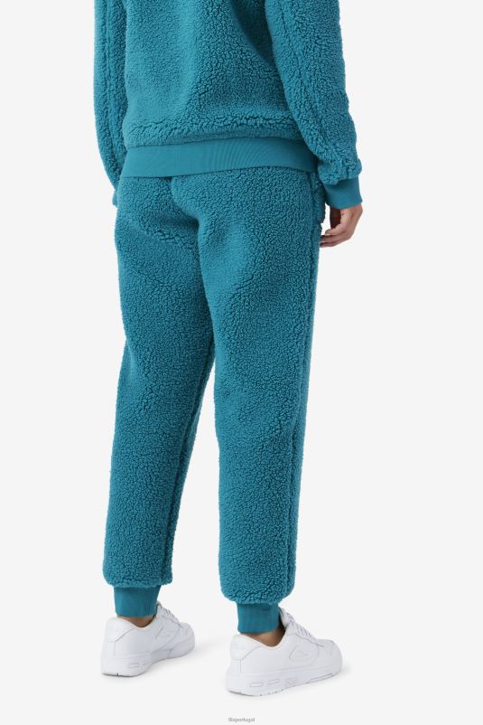 PPH0J1583 Lago profundo FILA freyja sherpa jogger deep lake fila
