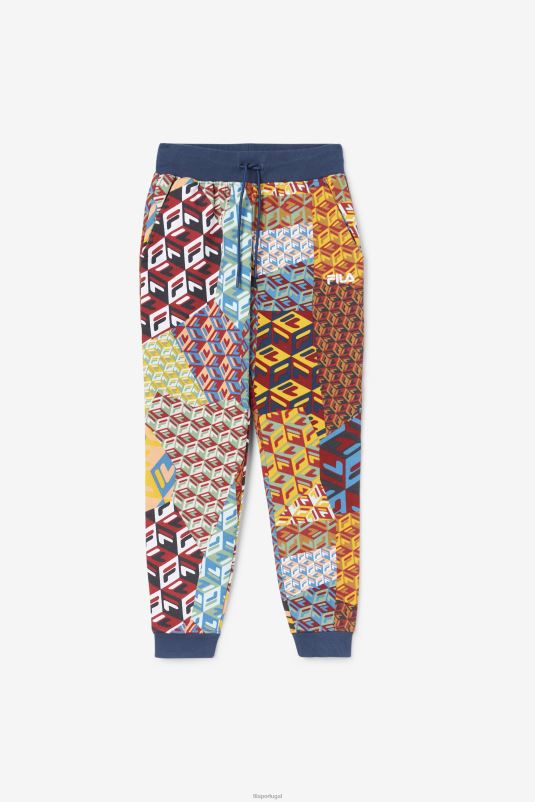 PPH0J1586 oceano/amarelo/branco FILA magdalena jogger fila ocean/amarelo/branco