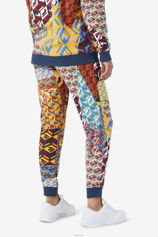 PPH0J1586 oceano/amarelo/branco FILA magdalena jogger fila ocean/amarelo/branco