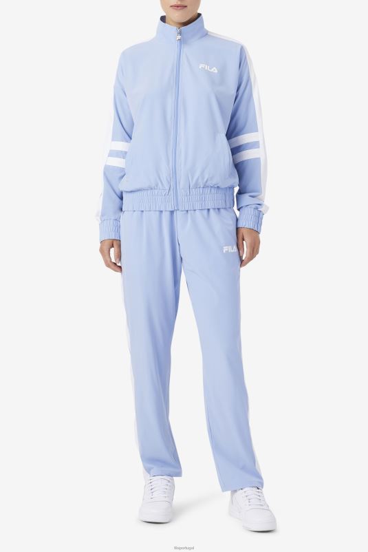 PPH0J1588 Branco azulado FILA calça fila azul/branca jovia