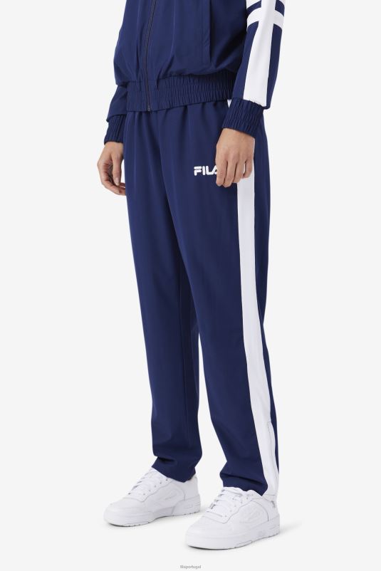 PPH0J1589 marinho/branco FILA jovia track pant azul marinho/branco fila