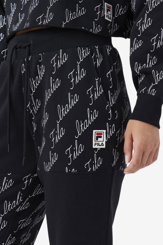 PPH0J1597 preto/gardênia FILA fila gianna jogger preto/gardênia