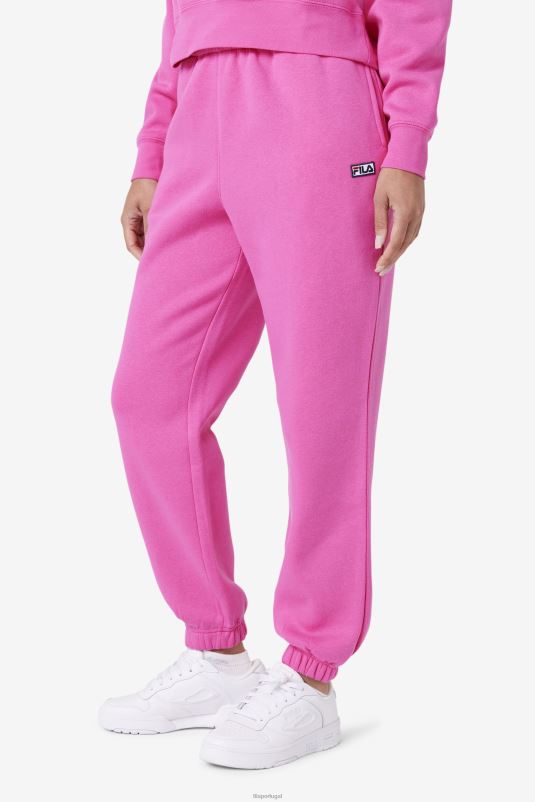 PPH0J1600 brilho rosa FILA fila jogger rosa