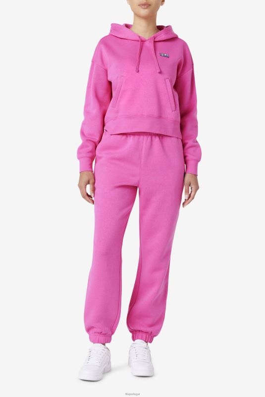 PPH0J1600 brilho rosa FILA fila jogger rosa