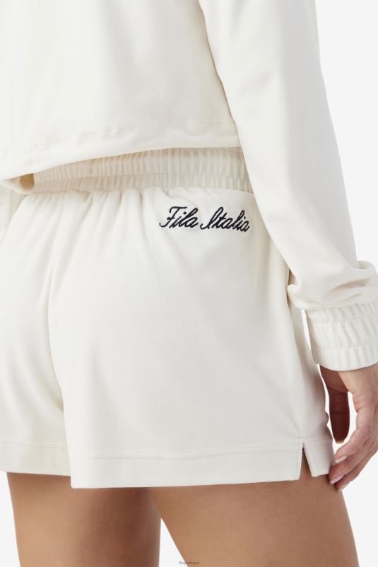 PPH0J1601 gardênia/preta FILA short sofia gardênia/preto fila