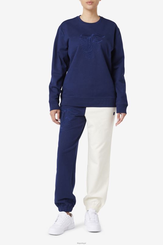 PPH0J1612 marinha FILA fila jogger navy
