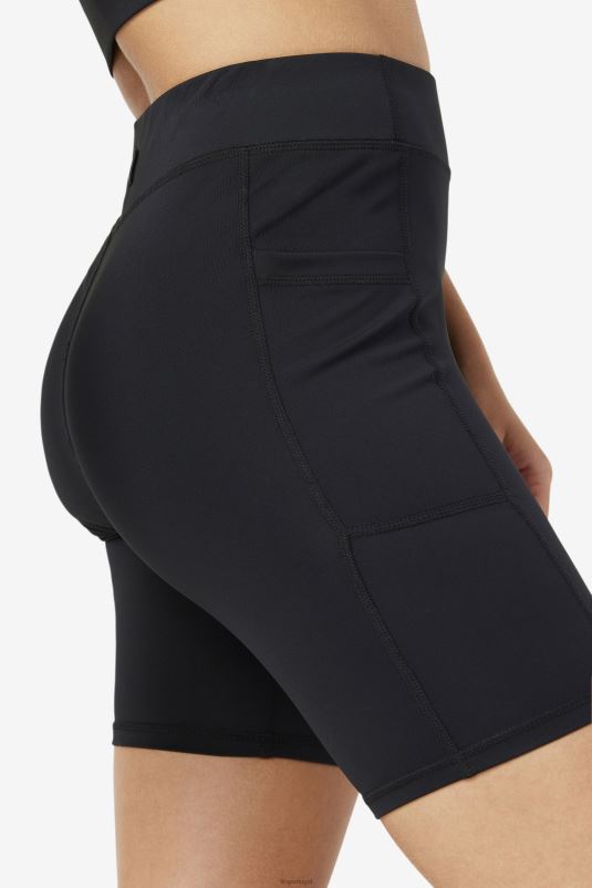 PPH0J1613 preto FILA short tiana bike preto fila