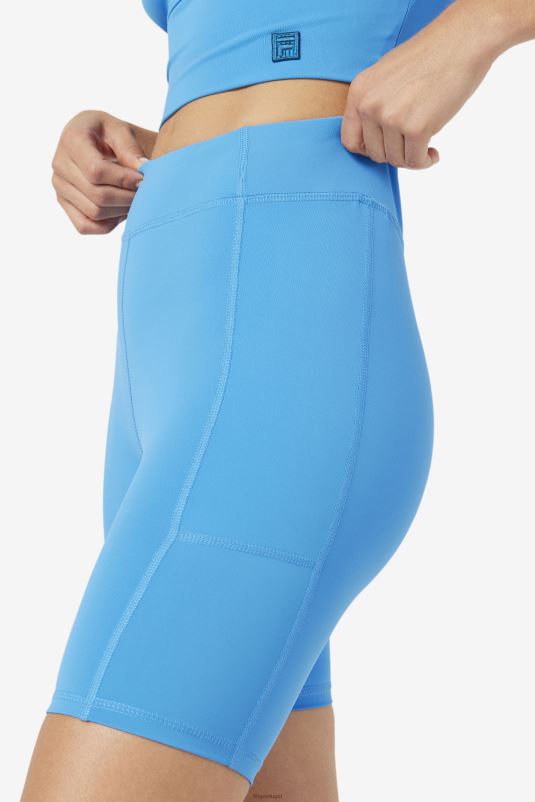 PPH0J1619 azul francês FILA short tiana bike azul francês fila