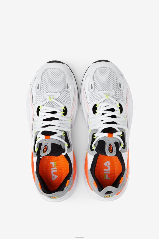 PPH0J162 branco/preto/laranja FILA fila ray tacer evo 2 masculino branco/preto/laranja