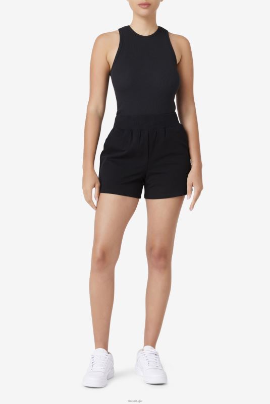 PPH0J1634 preto FILA elliana short fila preto