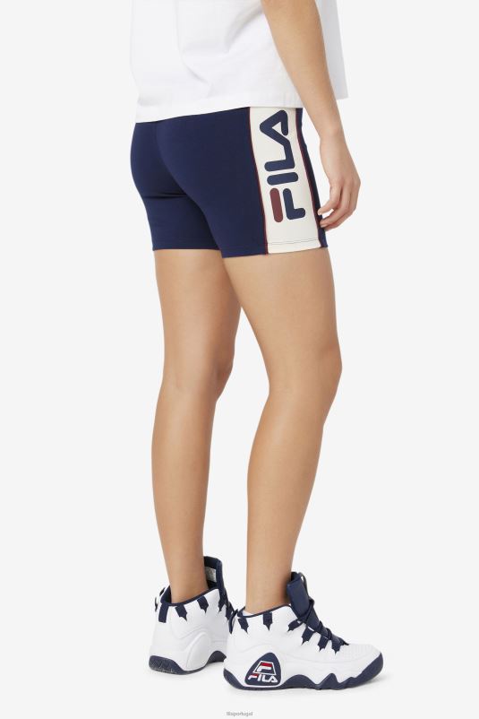PPH0J1642 casaco de lã FILA short fila peacoat davina bike
