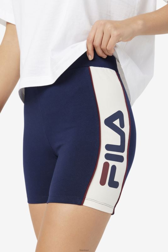 PPH0J1642 casaco de lã FILA short fila peacoat davina bike