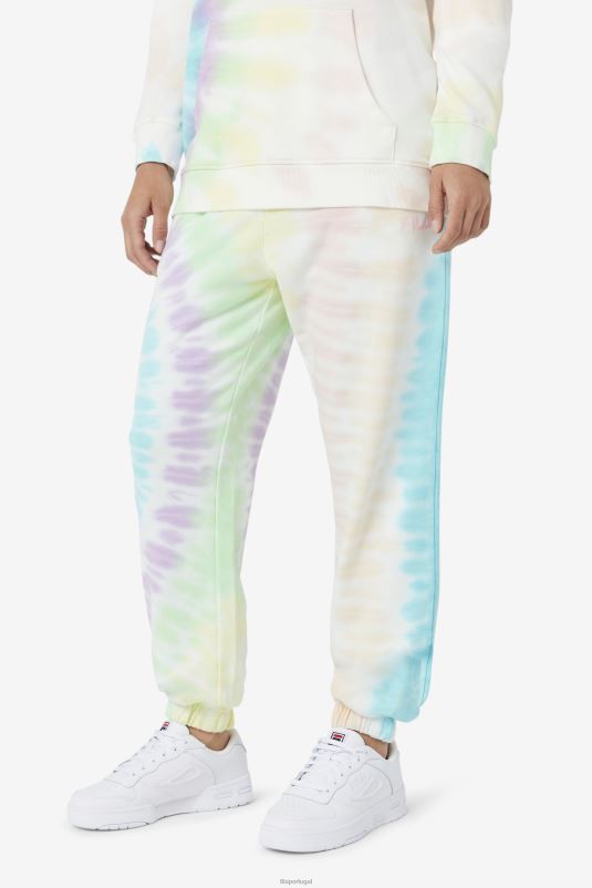 PPH0J1654 tie-dye creme duplo FILA fila double cream tie dye raleigh tie dye jogger