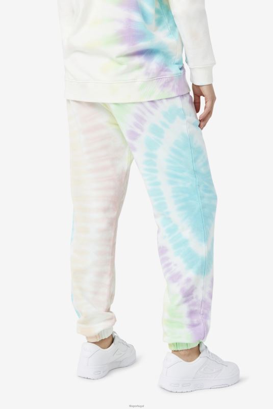 PPH0J1654 tie-dye creme duplo FILA fila double cream tie dye raleigh tie dye jogger