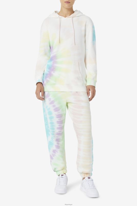 PPH0J1654 tie-dye creme duplo FILA fila double cream tie dye raleigh tie dye jogger