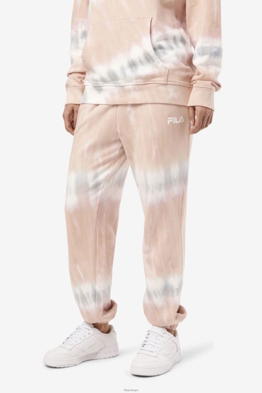 PPH0J1657 gardênia/bloco branco/belga FILA fila raleigh tie dye jogger gardênia/branco/bloco belga