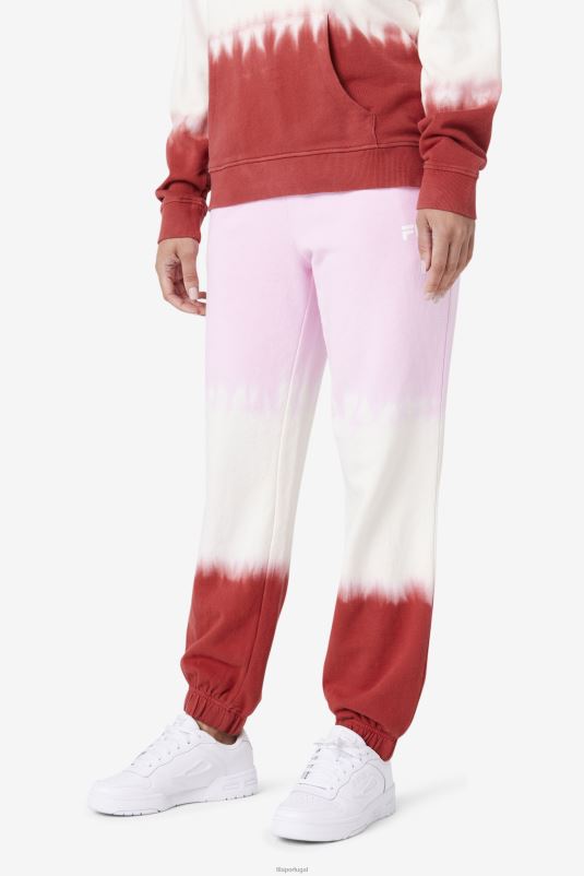 PPH0J1660 pirueta/branco/vermelho terra FILA fila pirouette/branco/vermelho terra raleigh tie dye jogger