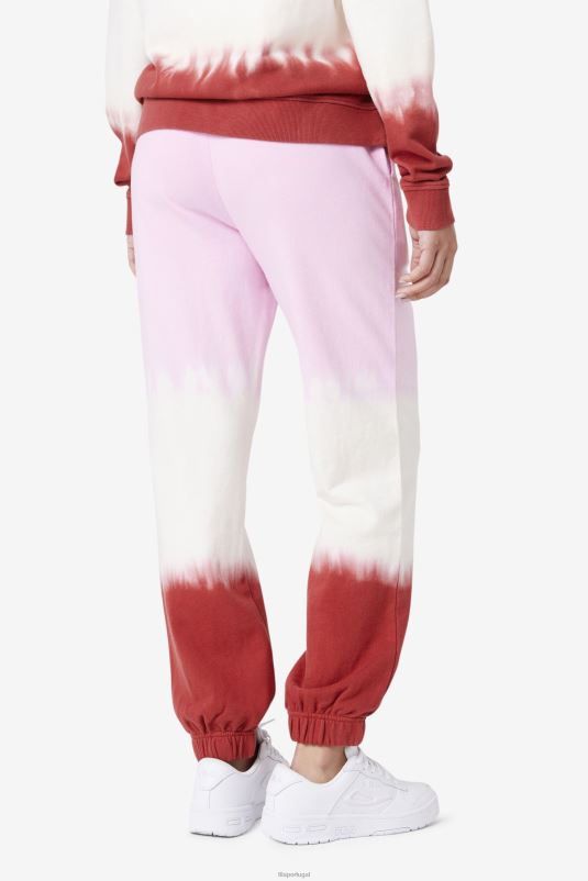 PPH0J1660 pirueta/branco/vermelho terra FILA fila pirouette/branco/vermelho terra raleigh tie dye jogger
