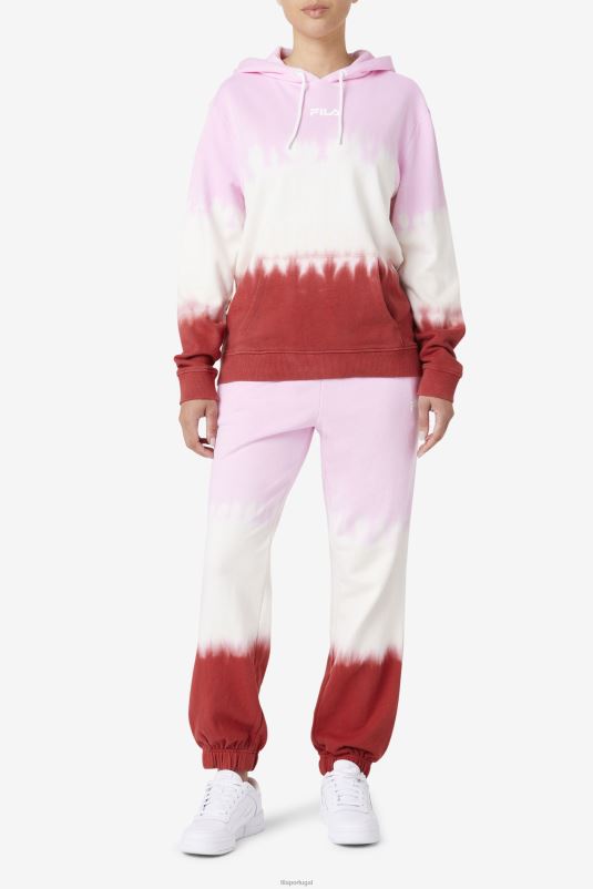 PPH0J1660 pirueta/branco/vermelho terra FILA fila pirouette/branco/vermelho terra raleigh tie dye jogger