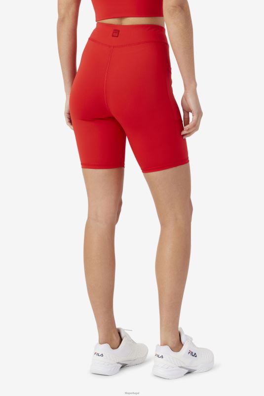 PPH0J1666 vermelho FILA short fila vermelho tiana bike