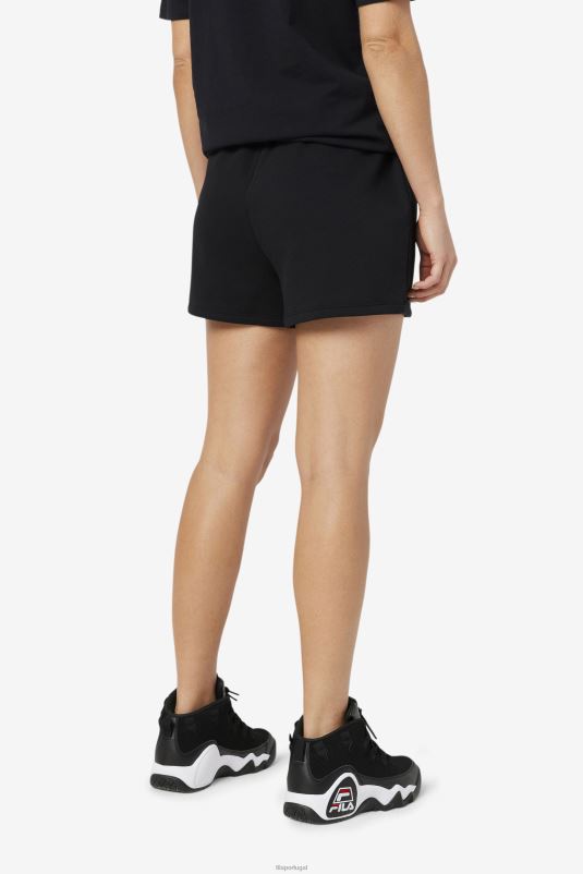PPH0J1667 preto FILA nalani short preto fila