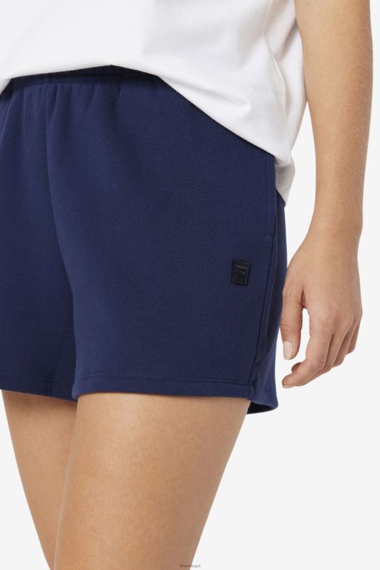 PPH0J1671 casaco de lã FILA peacoat fila nalani short