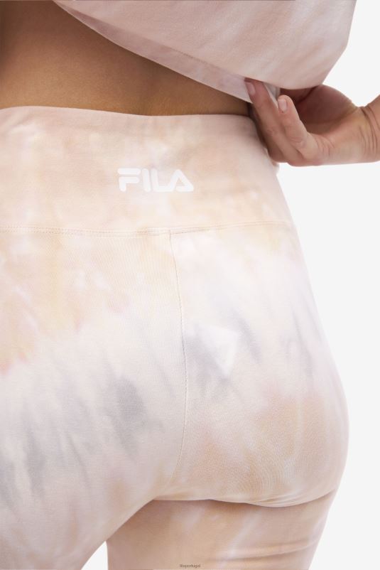 PPH0J1678 gardênia/bloco branco/belga FILA short bike fila gardenia/branco/belga bloco taima tie dye